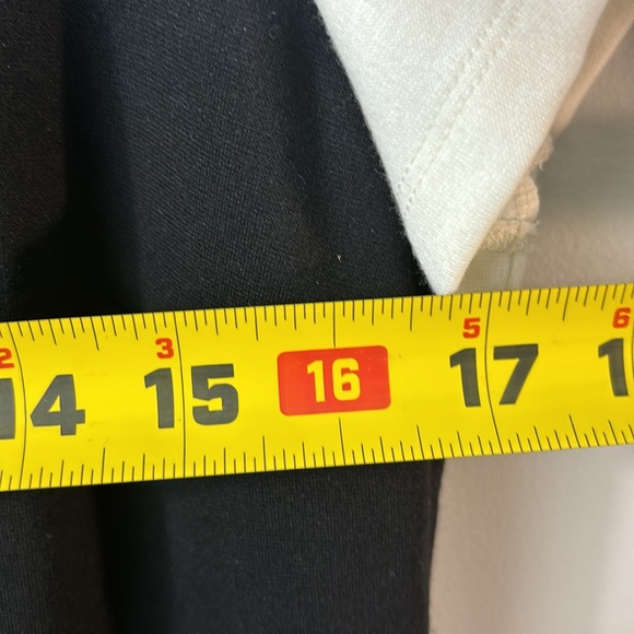 NWT Talbots Ponte Dress Classic Black White Short Sleeve Sheath Knit Sz 10 - Picture 7 of 9